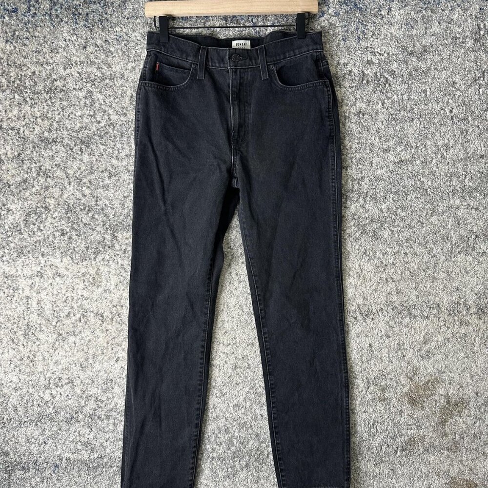 Sunday Best Jeans Womens 6‎ Black 100% Cotton Denim Five Pocket Classic